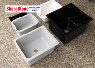 Flat Edge Epoxy Resin Sink Laboratory Furniture Small Lab Sink Color Customized