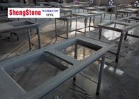 Double Water Trough Chemistry Lab Countertops 16mm Thickness SGS Certification