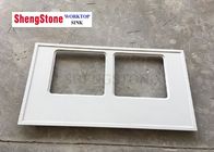 Light Grey Marine Edge Countertop For Government Laboratory , 1410*750 Mm Size