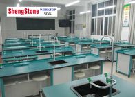 Size L*750 Mm Phenolic Resin Table Top For Primary And Secondary School Laboratory