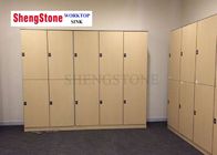 CE Factory Locker Room Hpl Lockers , Hpl Cabinets Equipped With Cambert