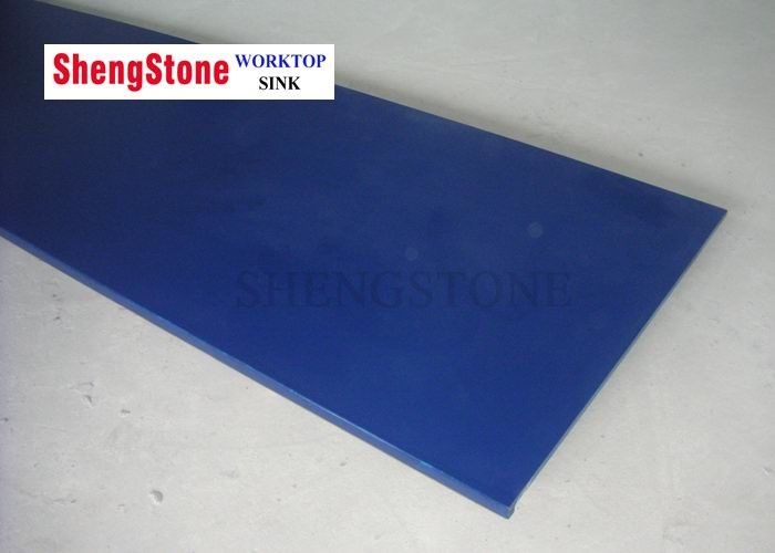 Customized Phenolic Resin Table Top , Science Lab Table Tops Sapphire Blue Color
