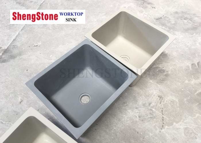 School Science Classrooms Epoxy Resin Lab Sinks / Chemical Resistant Sinks