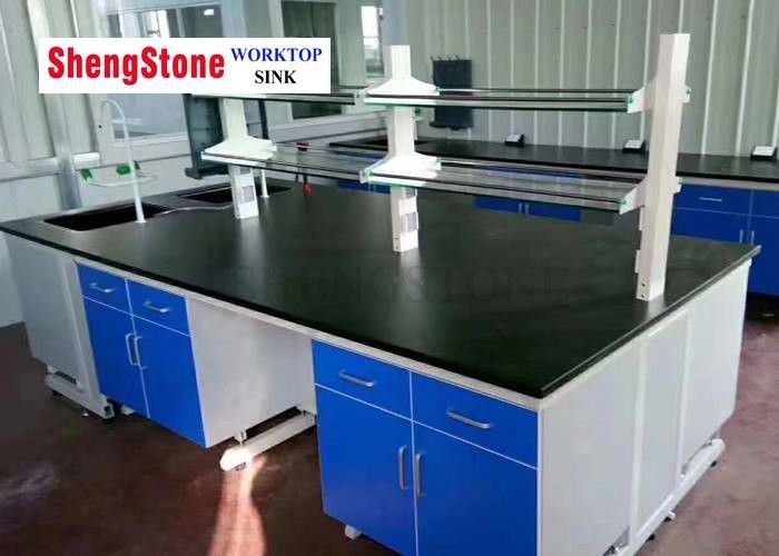 CE Phenolic Resin Worktop For Factory Chemical Physics Laboratory Furniture