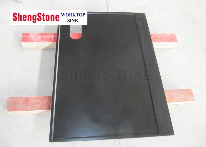 Black High Temp Fume Hood Parts Chemical Resistant Epoxy Worksurfaces