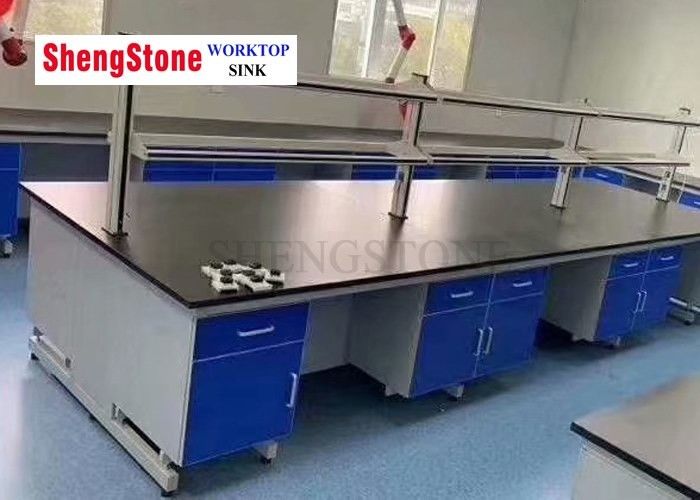 CE / SGS Epoxy Resin Island Countertop In Research Room Of Durability College