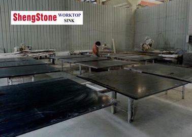 Black Epoxy Resin Chemistry Lab Countertops Flat Edge Acid Resistance