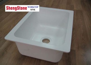 Laboratory Acid Resistant Lab Sink White Color 430*380*285mm Internal Size
