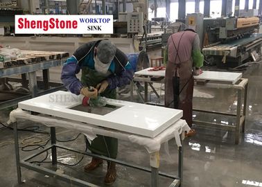 Nano White Polishing Crystal Glass Countertops , Nano Crystallized Glass Panel