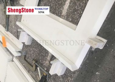 Polishing Super White Nano Glass Countertop Acid Resistance SGS Certificate