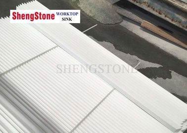 Polishing Super White Nano Glass Countertop Acid Resistance SGS Certificate