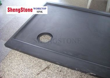 Customizing  Black Color Epoxy Resin Countertops , Modular Laboratory Furniture