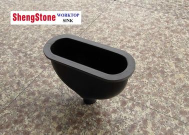 Laboratory Fume Hood Parts Black Color Corrosion Resistance PP Cup Sinks