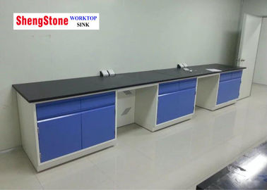 Chemical Laboratory Epoxy Resin Worktop , Square Edged Laminate Worktops