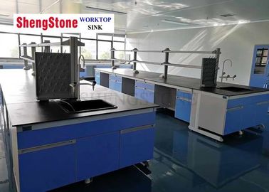 Professional Black Epoxy Resin Work Surface Flat Edge Strong Acid Resistance