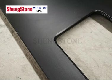 Strong Laboratory Black Epoxy Resin Worktop , epoxy resin benchtop Matt Surface