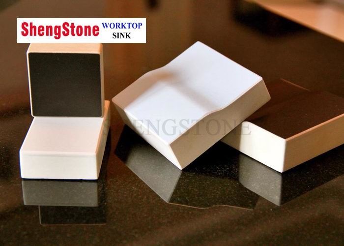 Marine / Flat Edge Ceramic Countertop Slab Corrosion Resistance For Laboratory
